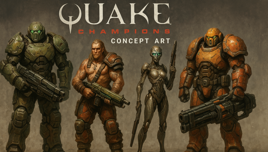 Read more about the article The Brutal Beauty: A Deep Dive into Quake Champions Concept Art